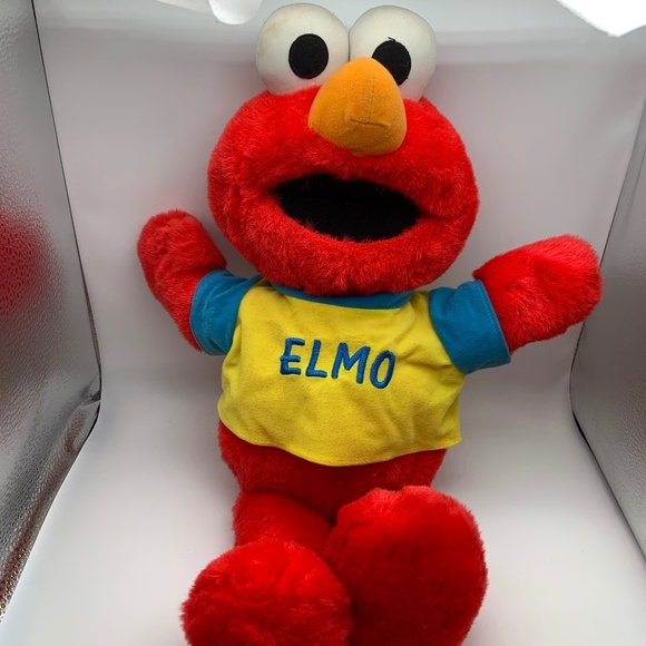 Vintage 1997 Tyco Sesame Street Toss and Tickle Me Elmo Plush Working! - Picture 1 of 17